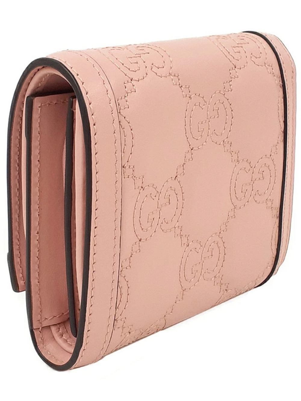 Gucci fold Wallet Bi GG Short Matelasse Card Black